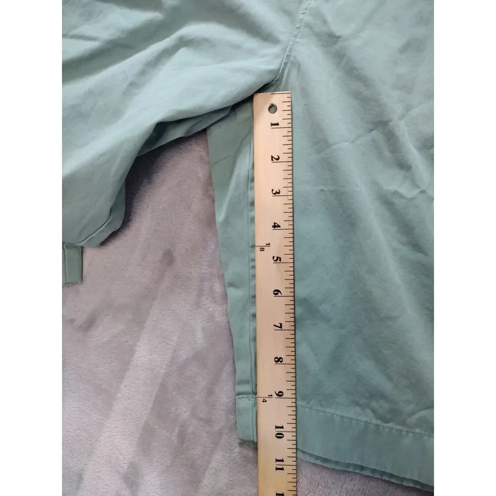 J. Crew Chino Shorts Mens 35 Mint Green 100% Cotton Preppy Outdoor Beach Casual